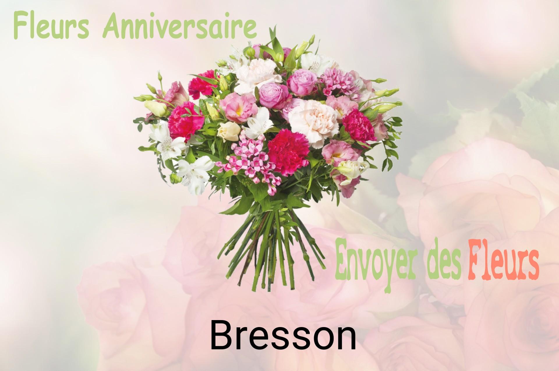 Bouquet de fleurs d’anniversaire livré à Bresson